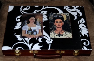 Frida Kahlo Decoupage Art Case