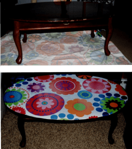Decoupage Coffee Table