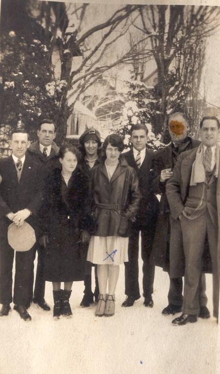 Eva and friends taken at Saranac Lake, NY