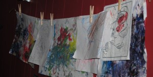 Kids art display