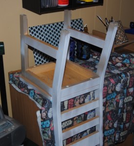 Trace chair seat on to fabric