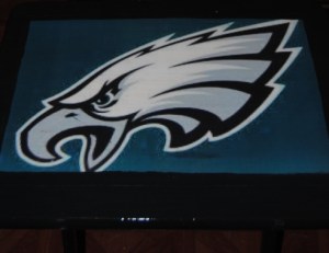 philadelphia eagles tv tray