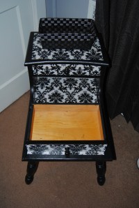 Decoupage Nightstand with drawers